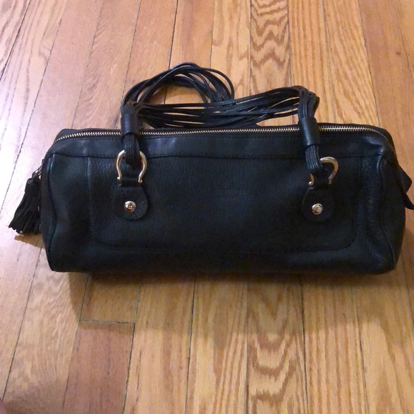 ⬇️ Kate Spade Shoulder Bag - Black Pebbled Leather - Picture 2 of 7